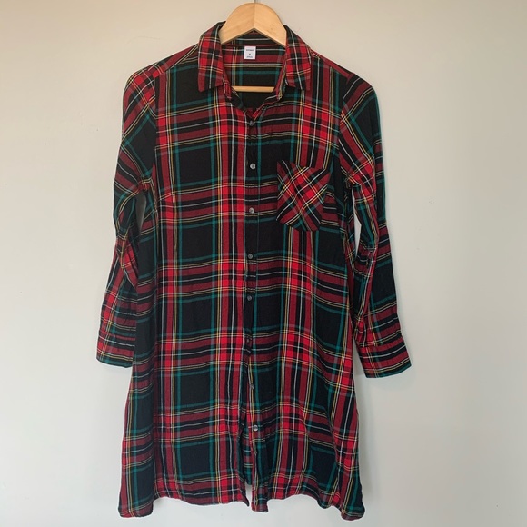 Plaid Button Down Blouse - Picture 2 of 6